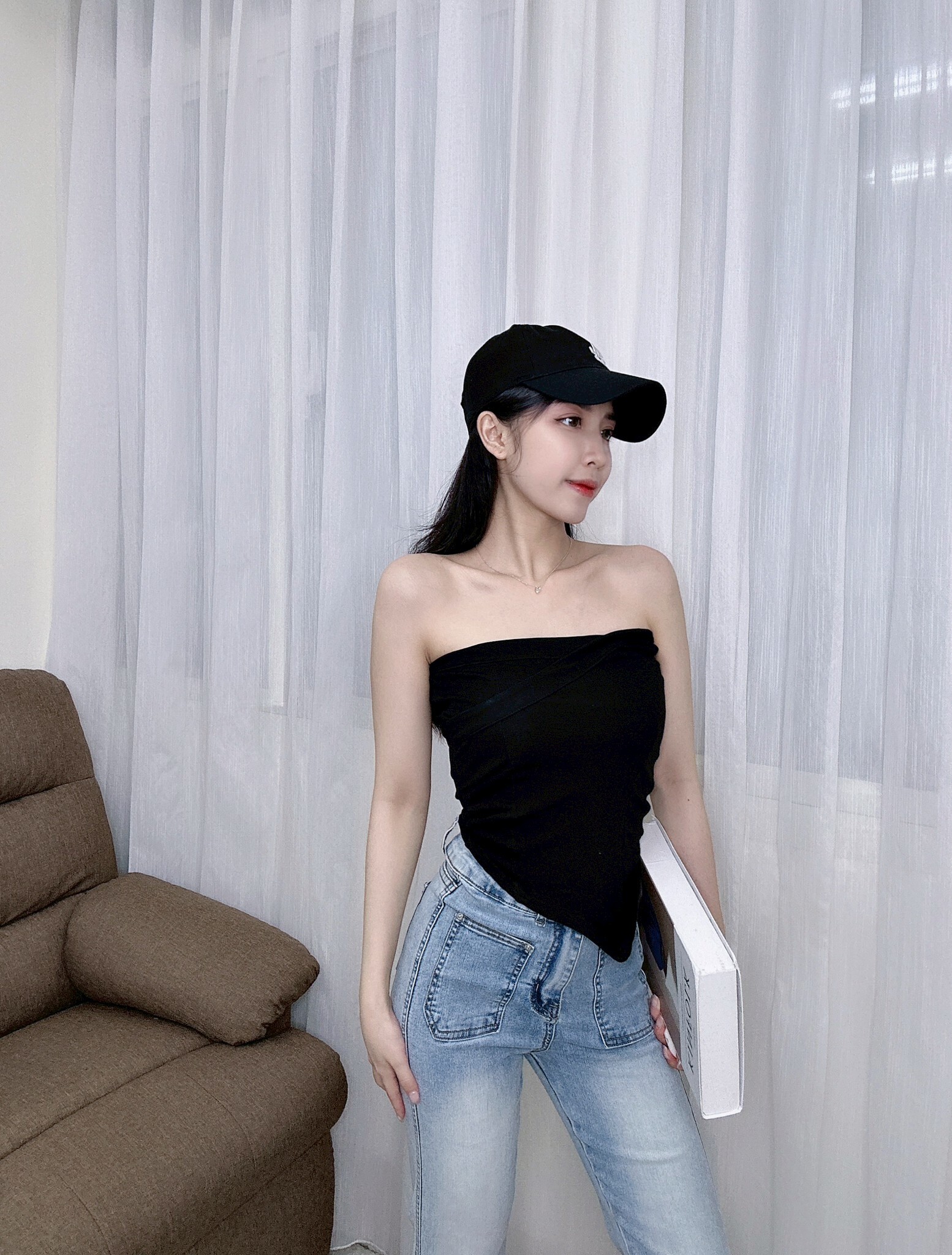 20266胸墊平口不規則衣