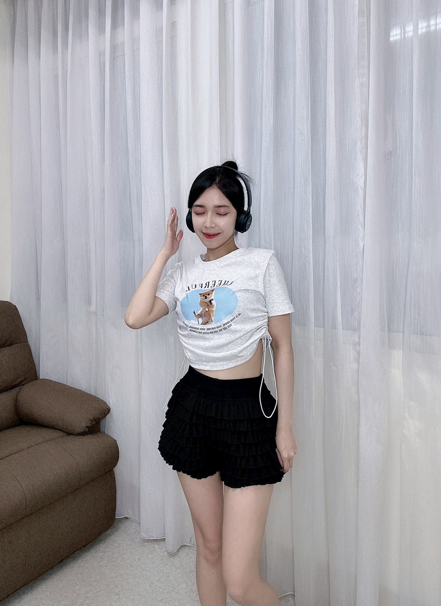 2235側抽繩狗狗短版Tee (4)