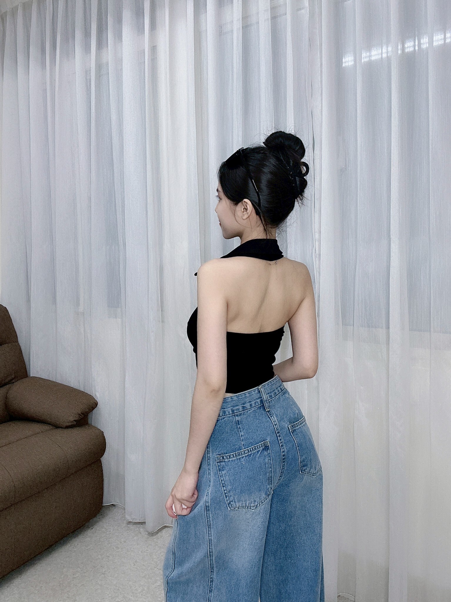 212立領露背上衣 (5)