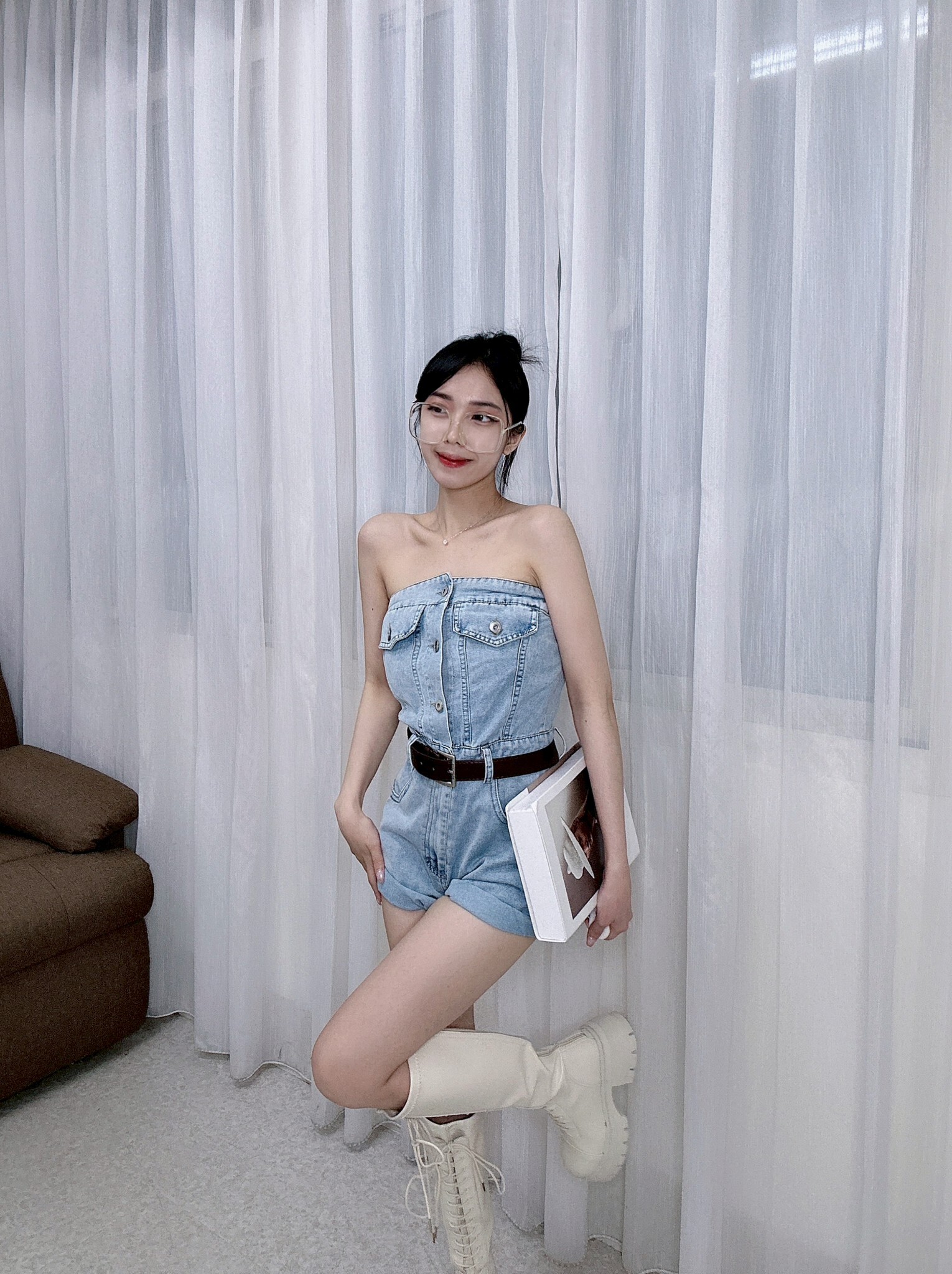 6303平口牛仔連身褲 (3)