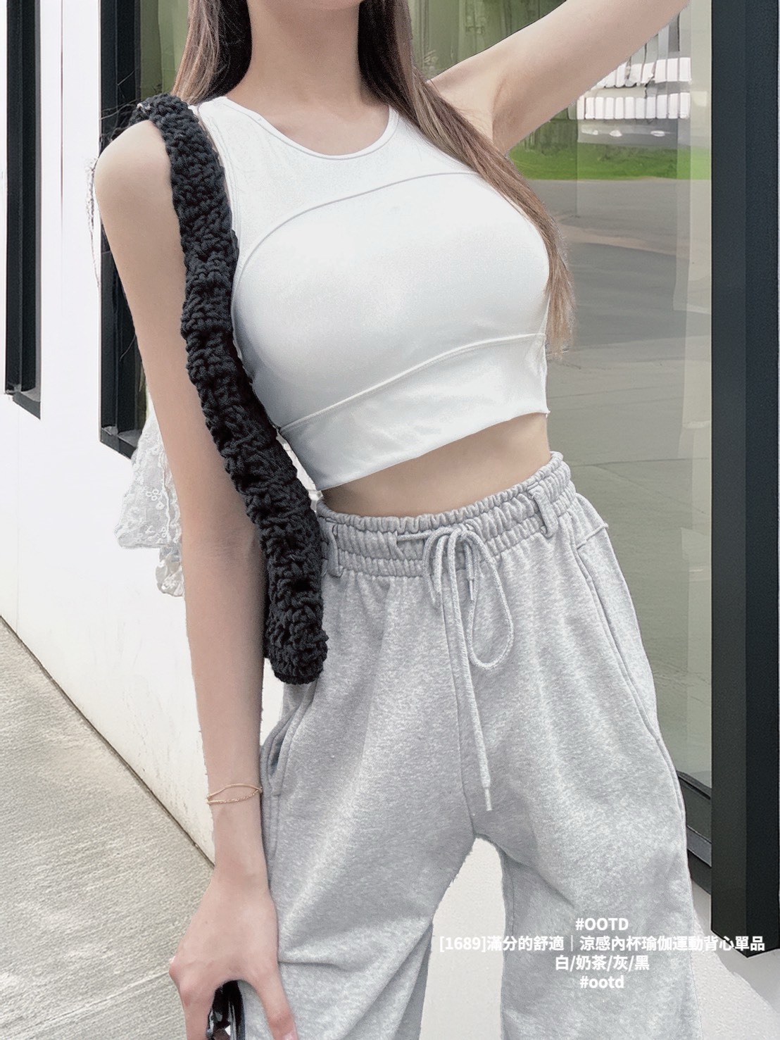 [1689]滿分的舒適｜涼感內杯瑜伽運動背心單品 (2)