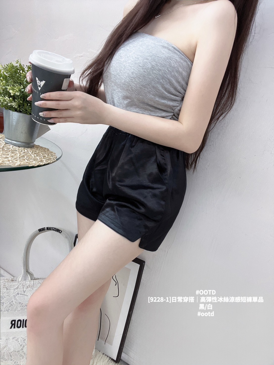 [9228-1]日常穿搭｜高彈性冰絲涼感短褲單品 (5)