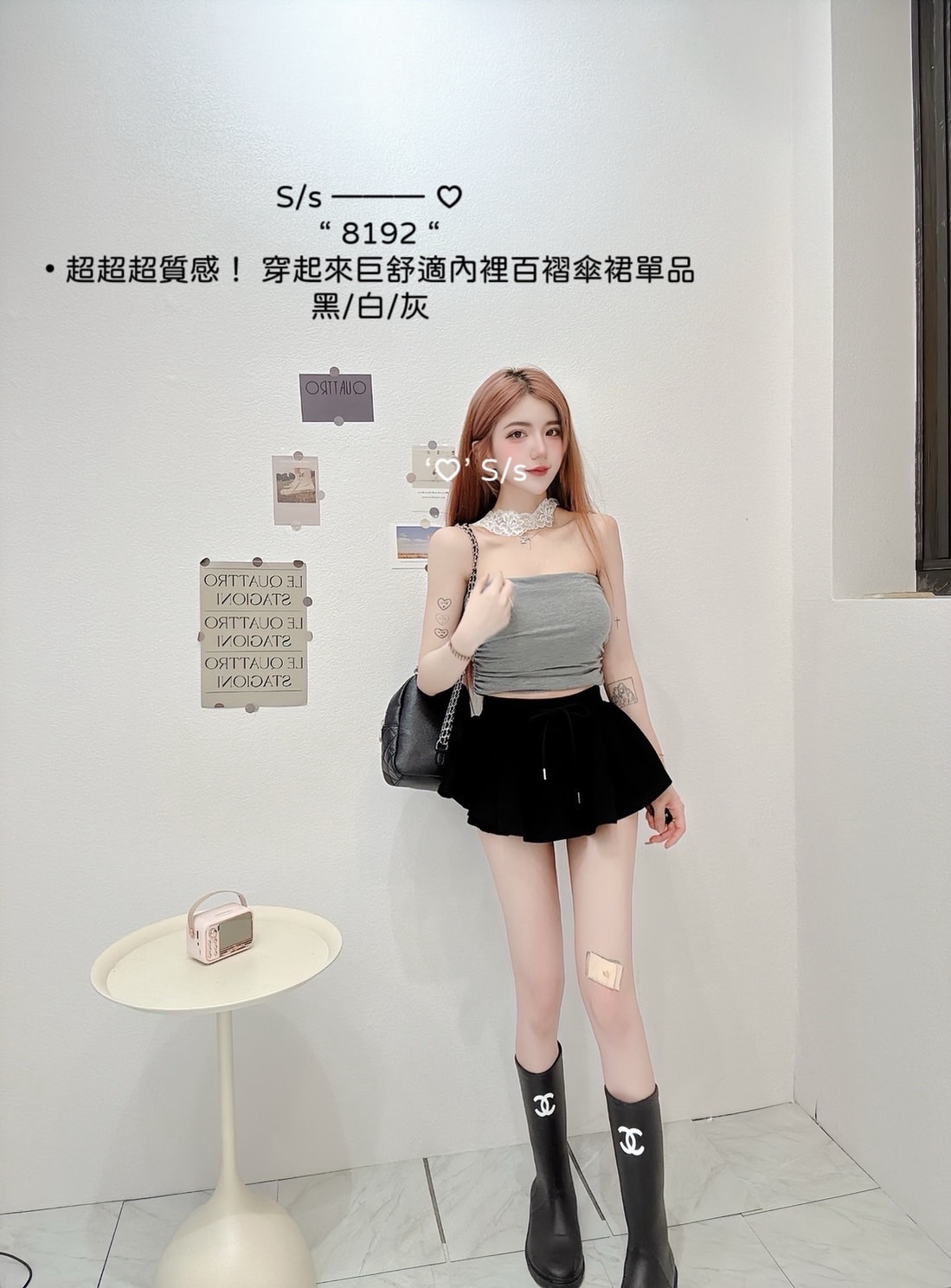 8192超超超質感！ 穿起來巨舒適內裡百褶傘裙單品 (3)