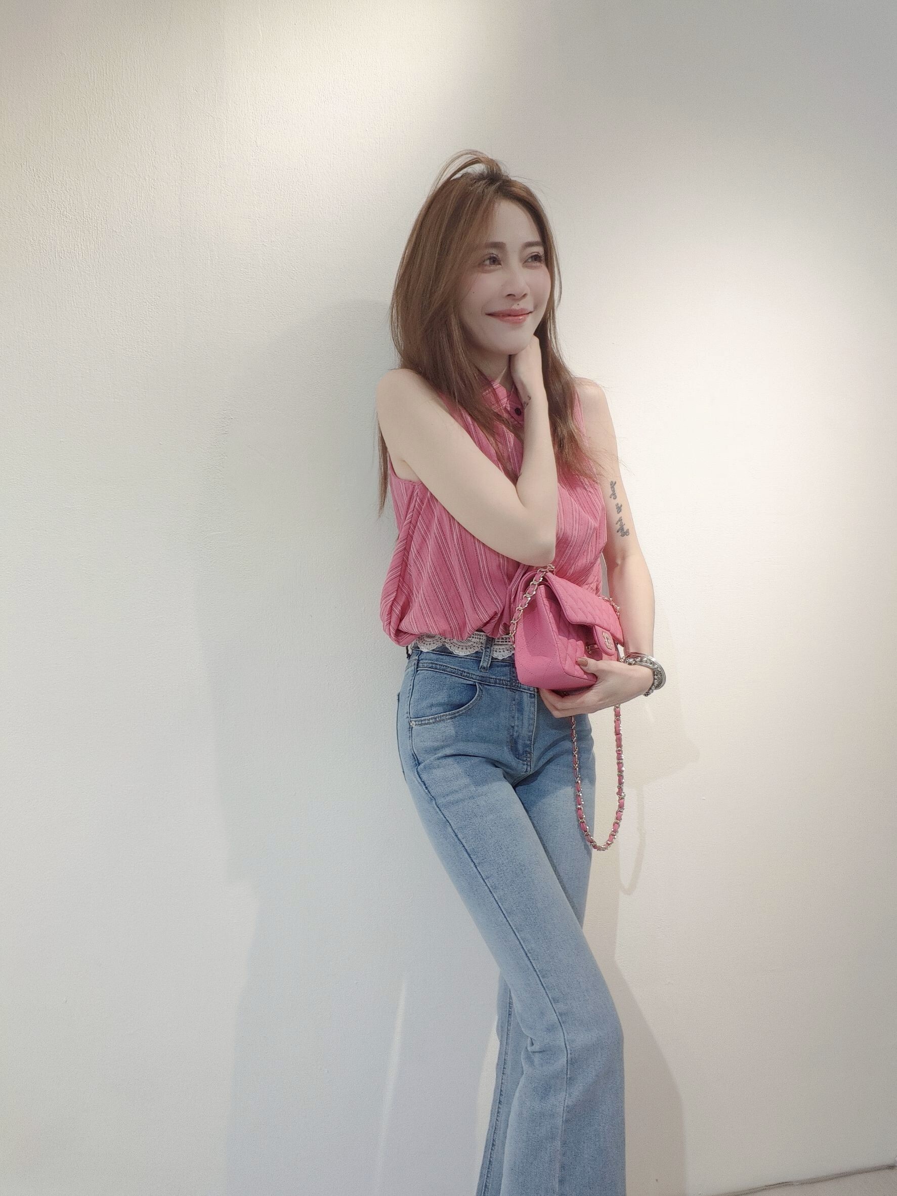 508 ｜20250521｜🔍上衣系列#508直條內折澎澎背心