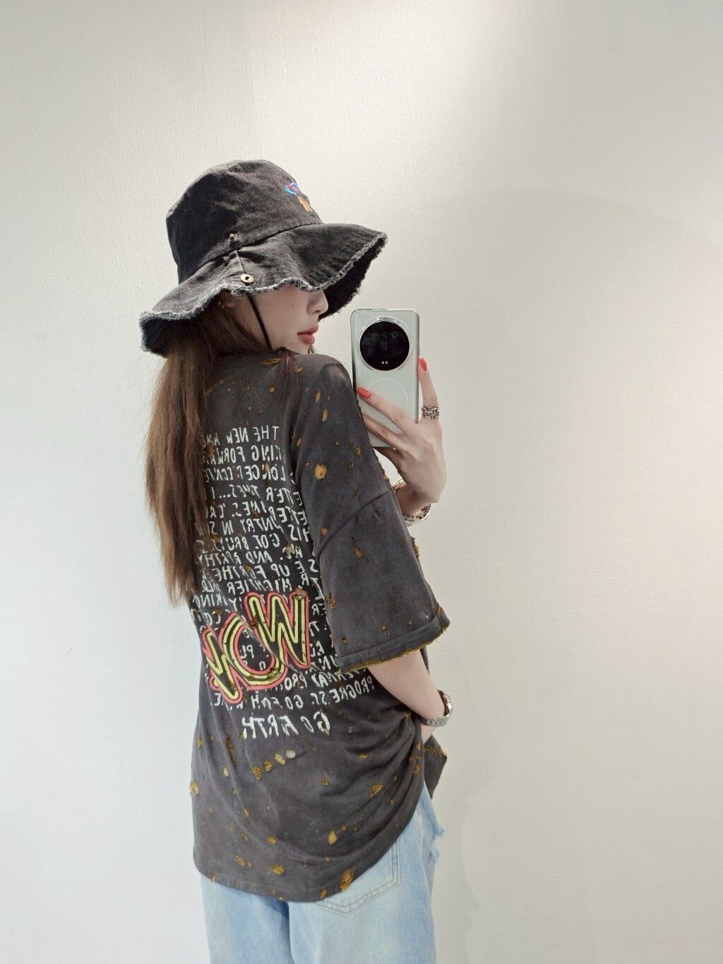 ｜20250521｜🔍上衣系列#1803破碎水洗大T