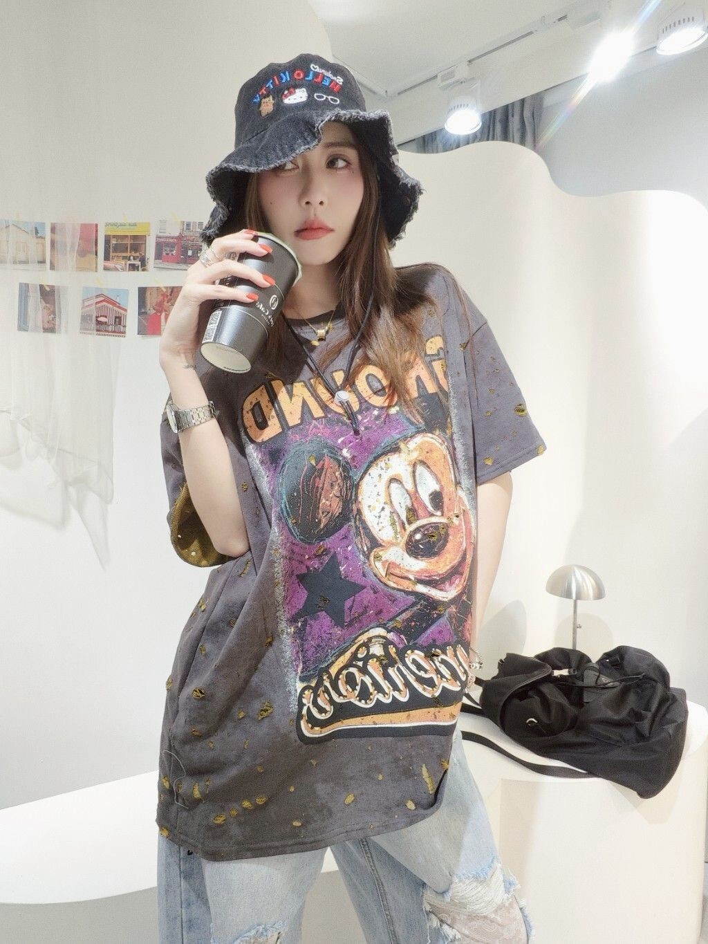 ｜20250521｜🔍上衣系列#1803破碎水洗大T (2)