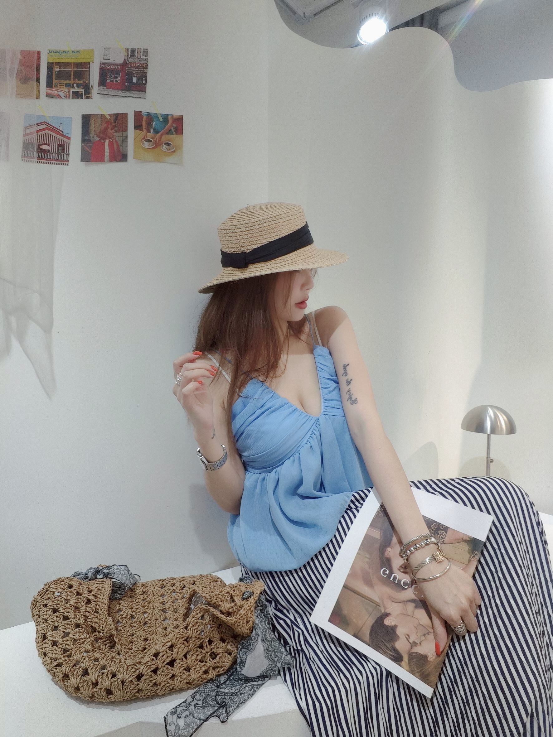 ｜20250522｜🔍上衣系列#878性感深V網紗上衣 (5)