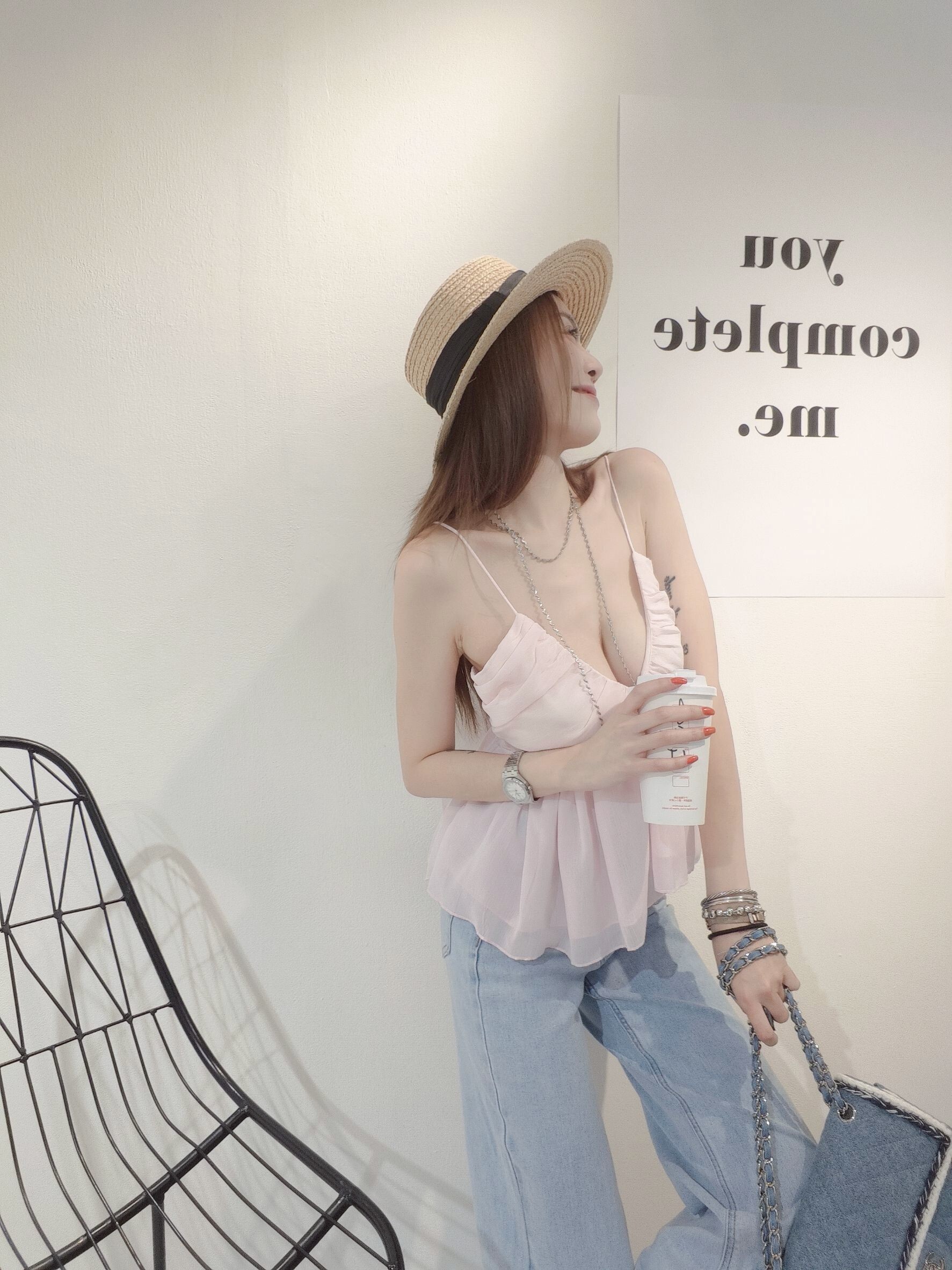 ｜20250522｜🔍上衣系列#878性感深V網紗上衣