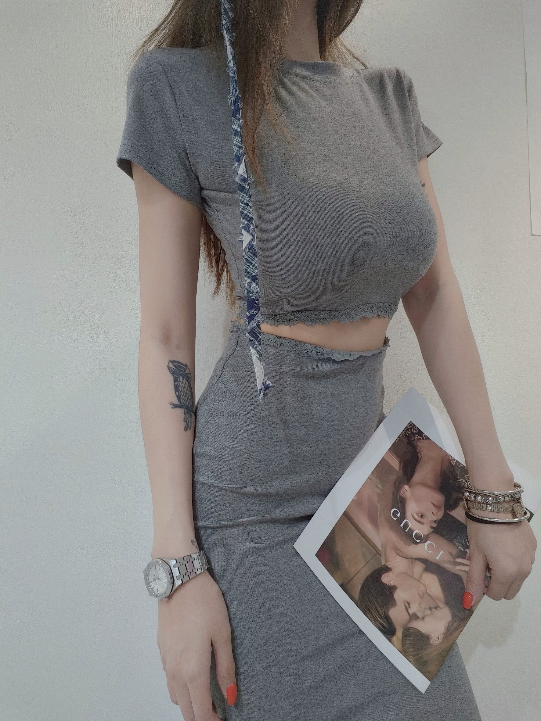 20250522｜🔍套裝系列#880純慾天花板 魚尾裙套 (6)