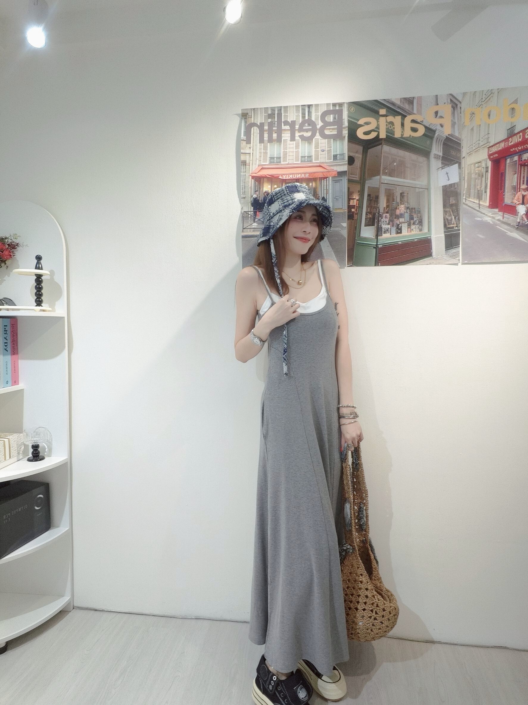 20250523｜🔍長洋系列#876假兩件美背長洋裝 (7)