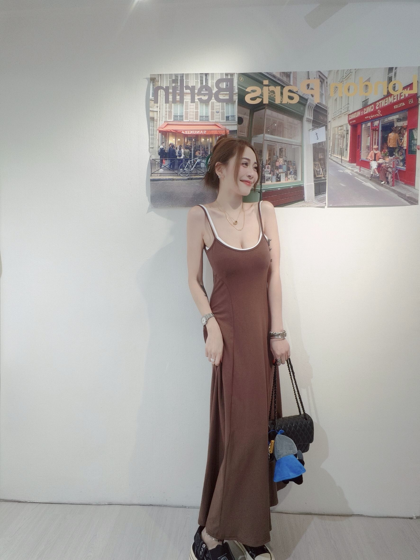 20250523｜🔍長洋系列#876假兩件美背長洋裝 (4)