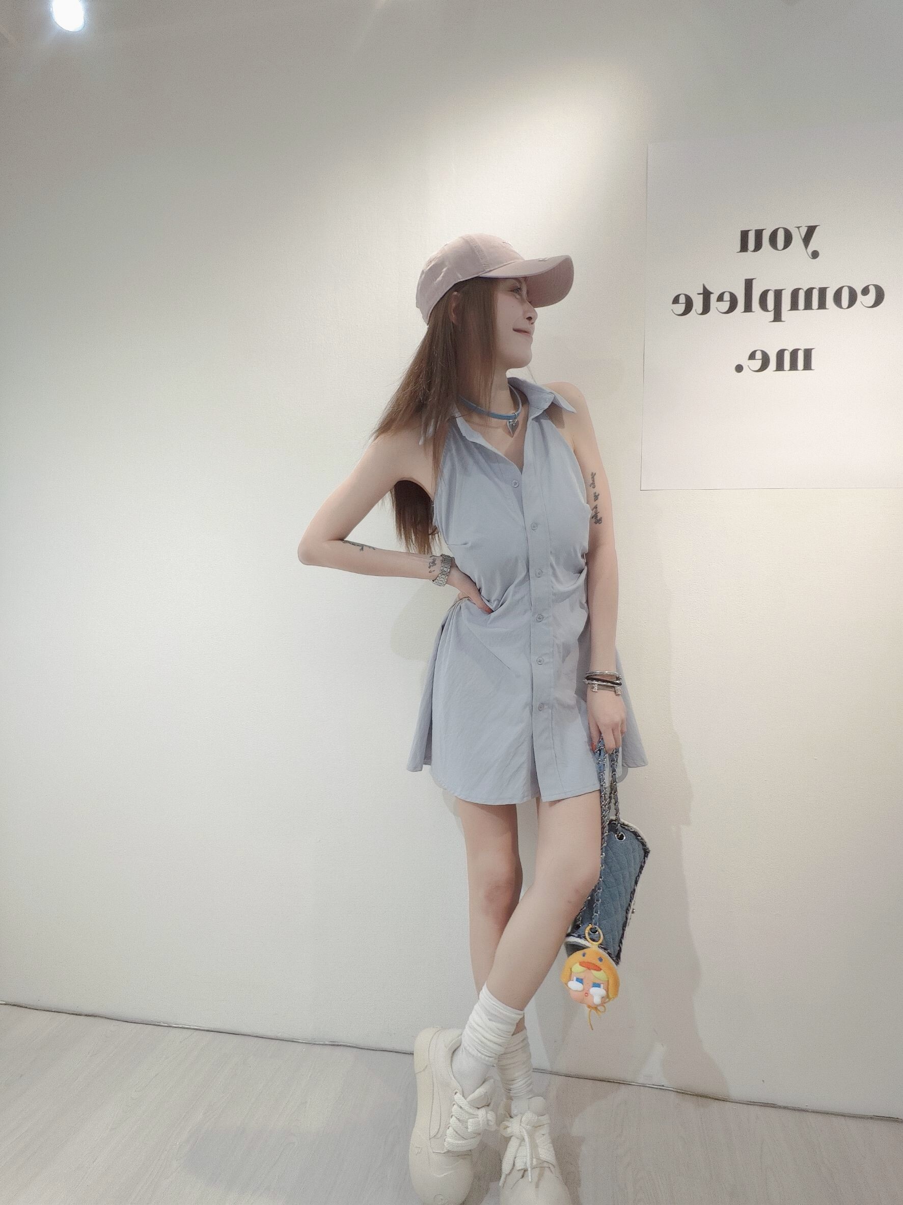 ｜20250523｜🔍獨家原創#879腰封削肩襯衫洋 (4)