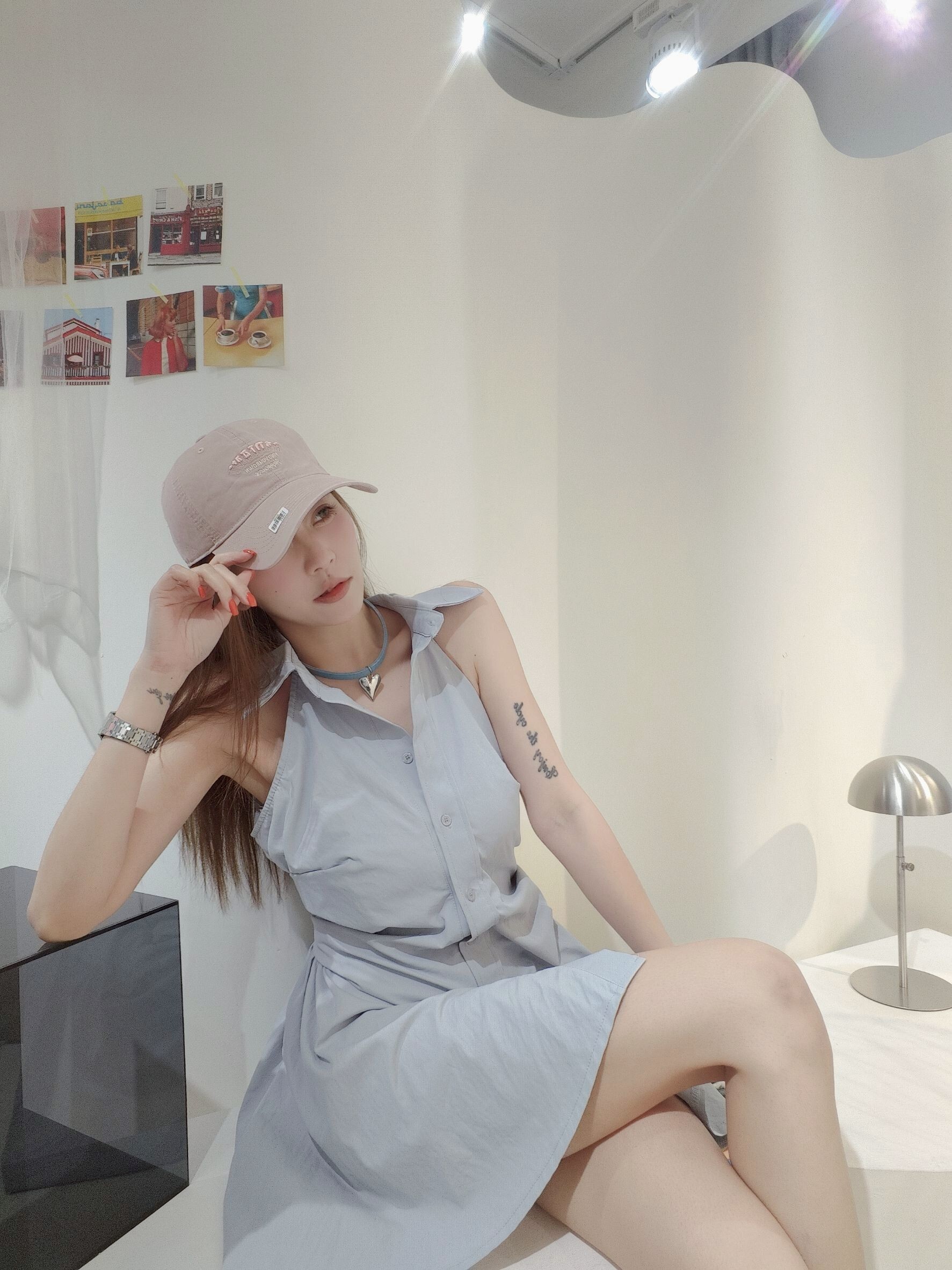 ｜20250523｜🔍獨家原創#879腰封削肩襯衫洋 (5)