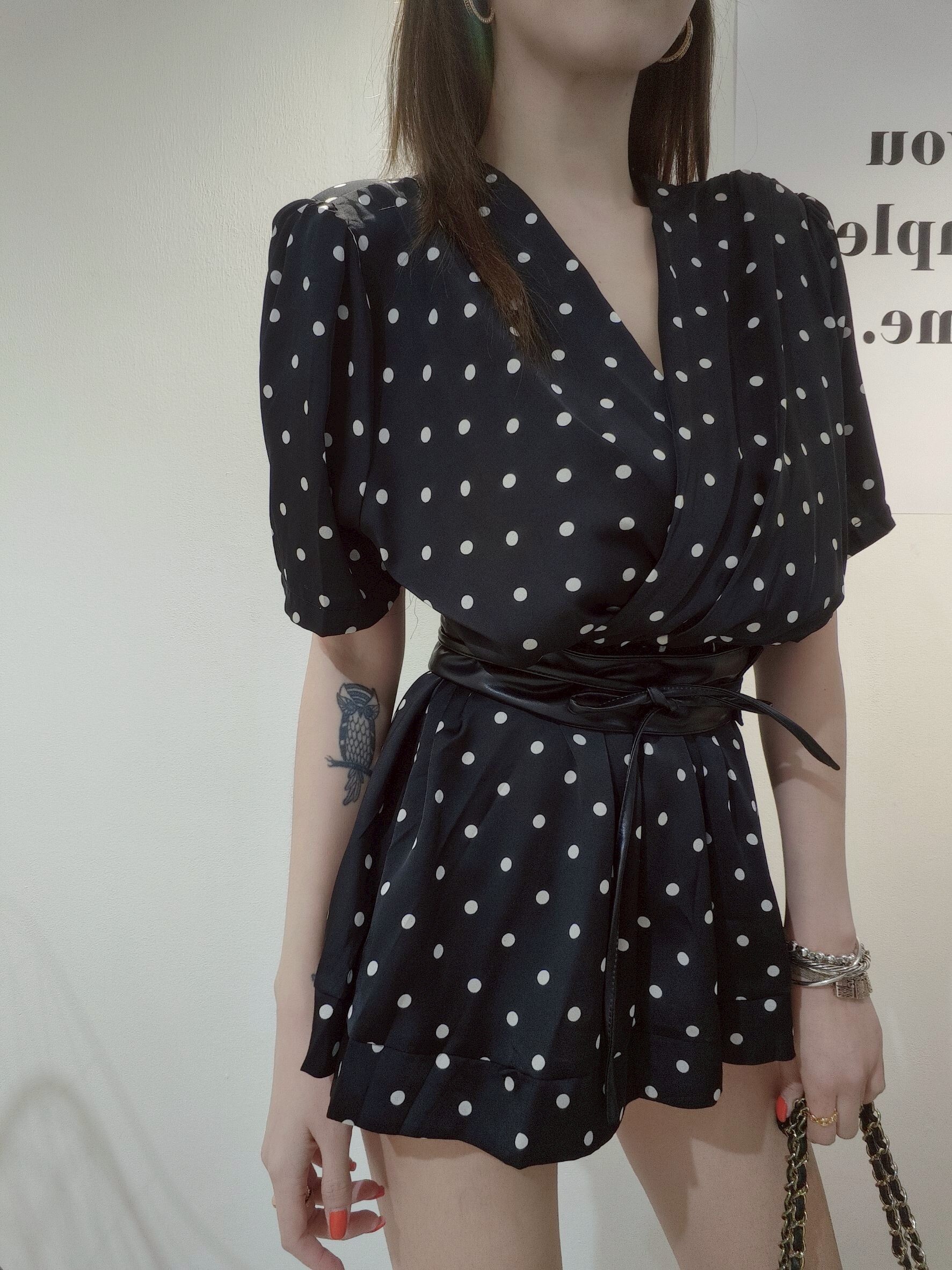 ｜20250523｜🔍上衣系列#9368醋酸料長版傘狀（附皮腰封）