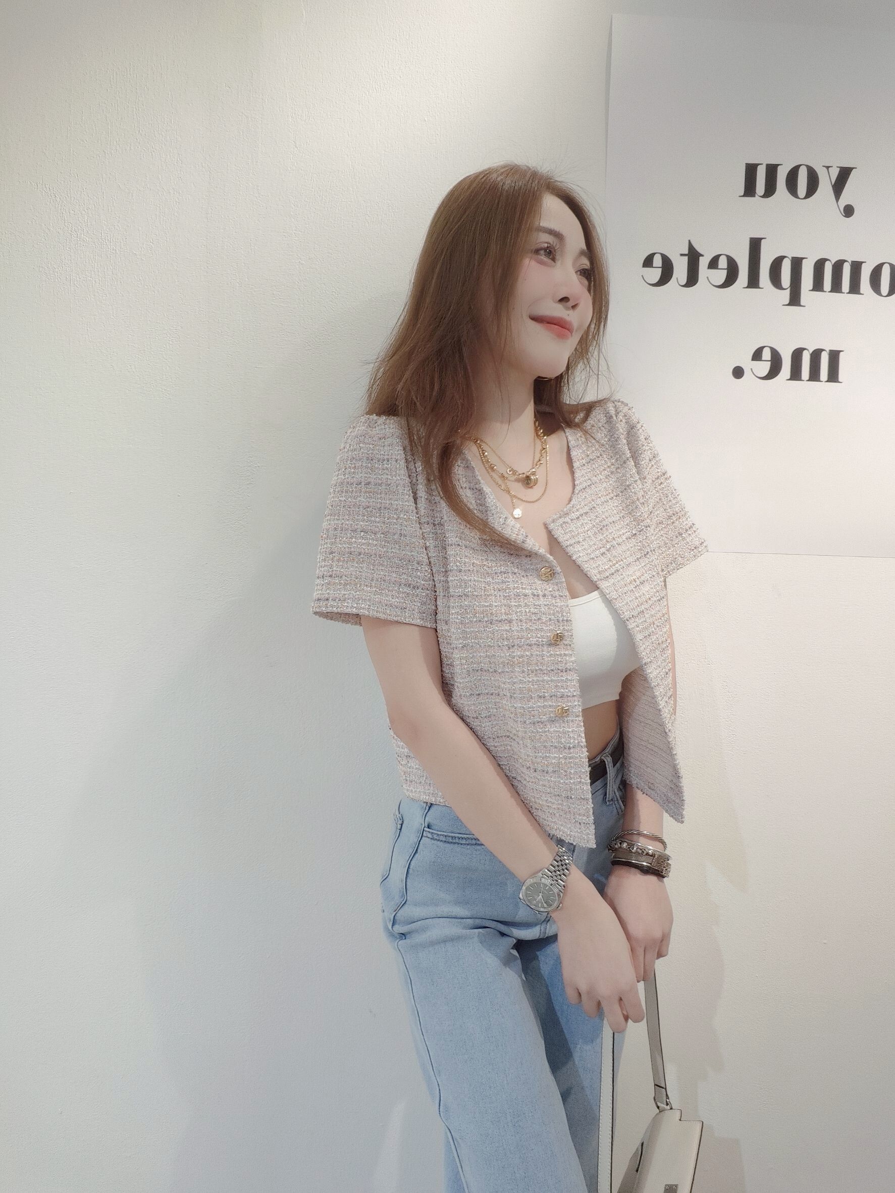 ｜20250526｜🔍上衣系列#3006香風開釦兩穿上衣