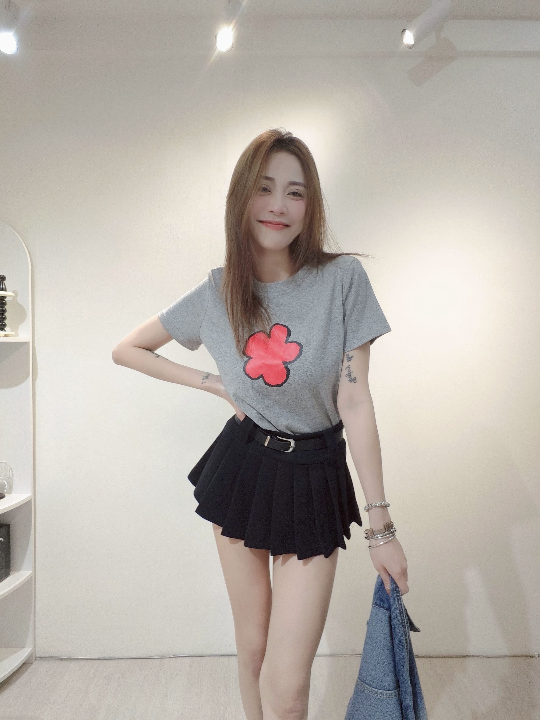 ｜20250528｜🔍下半身系列#220夏天版空氣層百褶裙 (4)