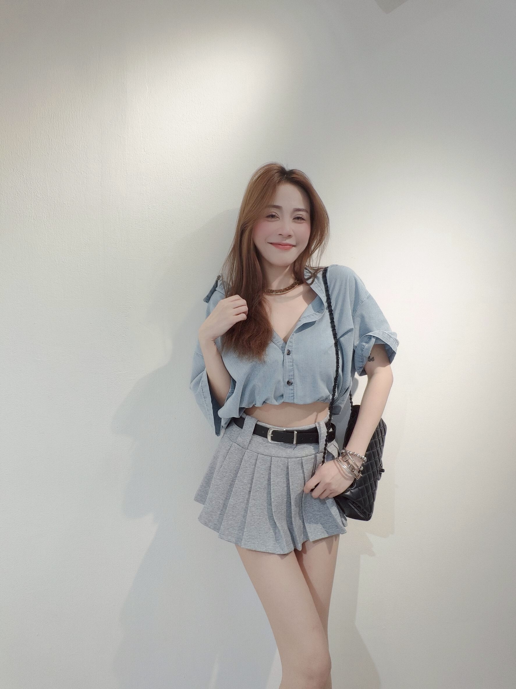 ｜20250528｜🔍下半身系列#220夏天版空氣層百褶裙 (2)