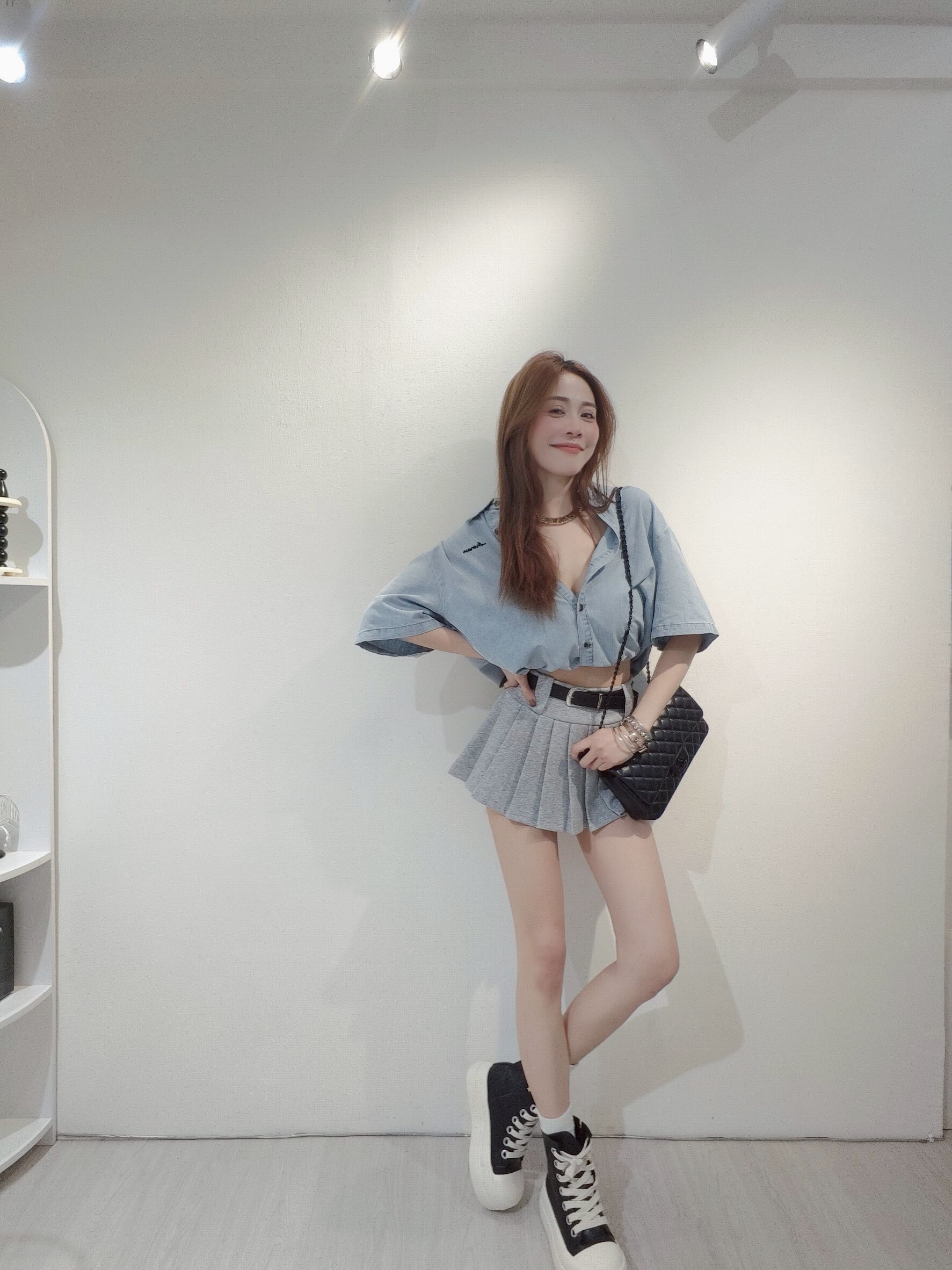 ｜20250528｜🔍下半身系列#220夏天版空氣層百褶裙