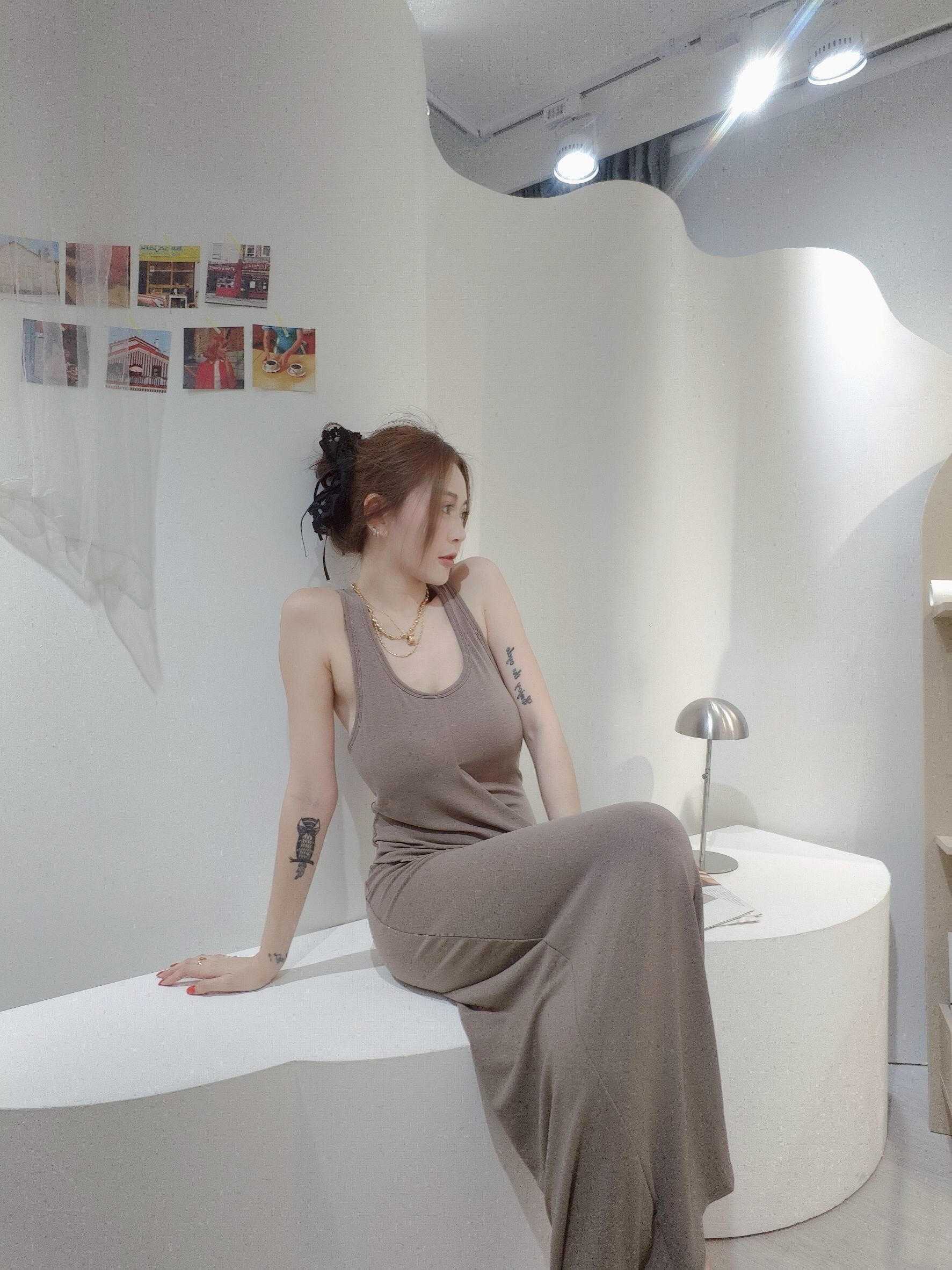 ｜20250528｜🔍長洋系列#886垂墜腰線貼身長洋 (5)