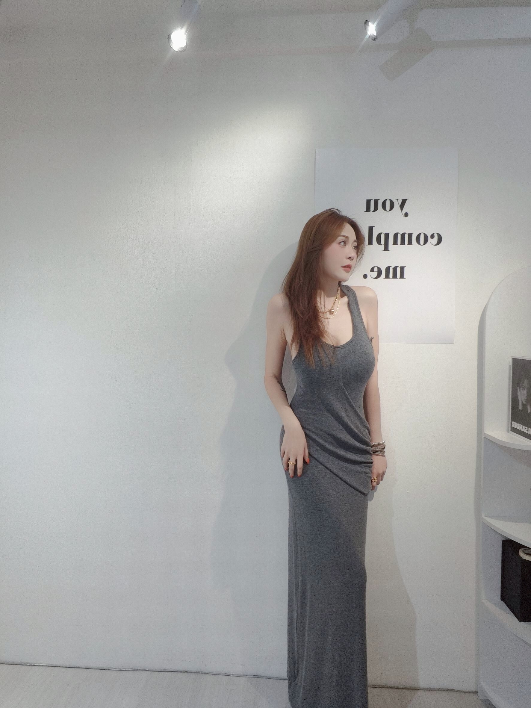 ｜20250528｜🔍長洋系列#886垂墜腰線貼身長洋 (2)