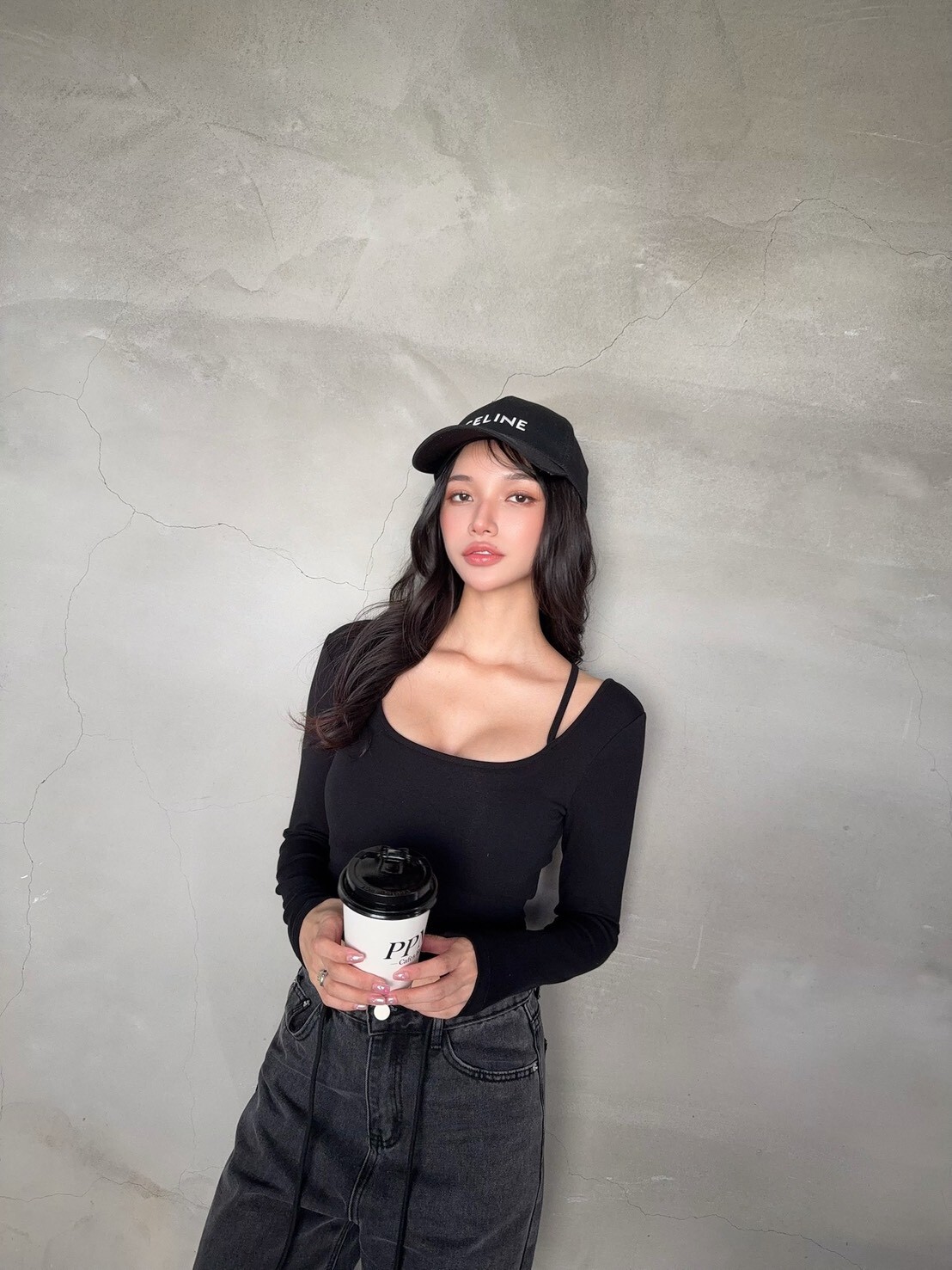 649 訂製款-造型細肩方領胸墊上衣 (4)