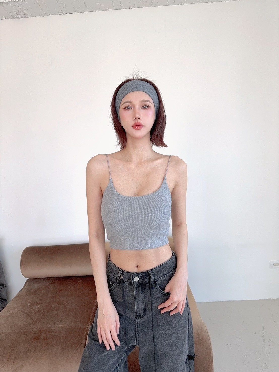 808 訂製款-爆款彈力細肩百搭胸墊背心 (6)