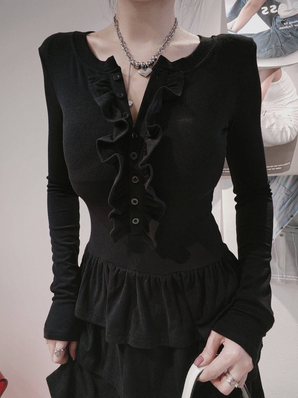 8170荷葉蛋糕小洋裝