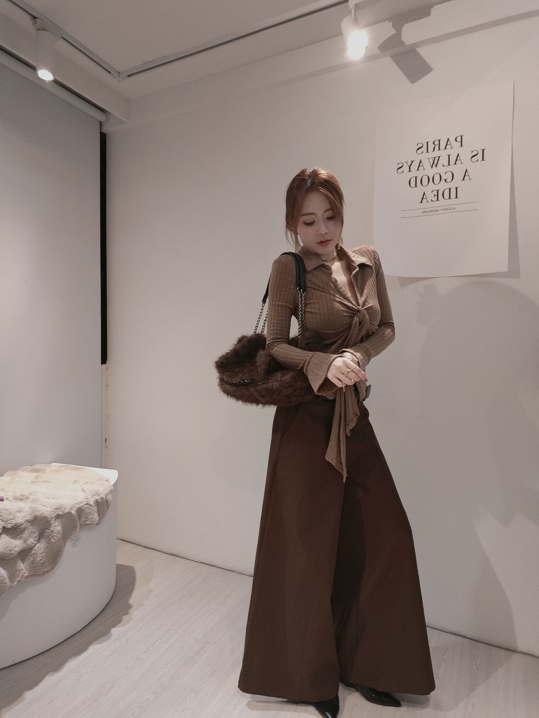 019厚呢西料寬褲 (4)