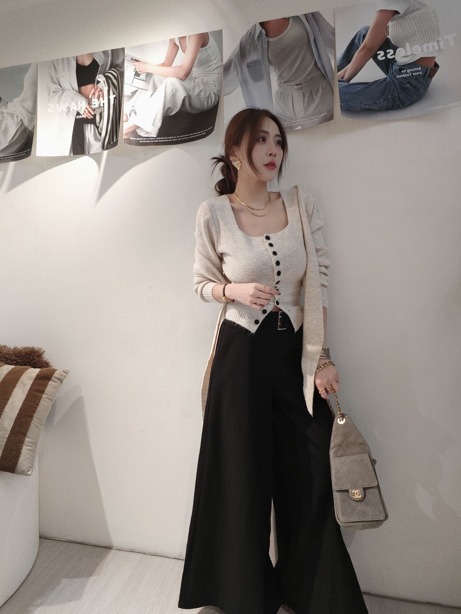 019厚呢西料寬褲 (6)