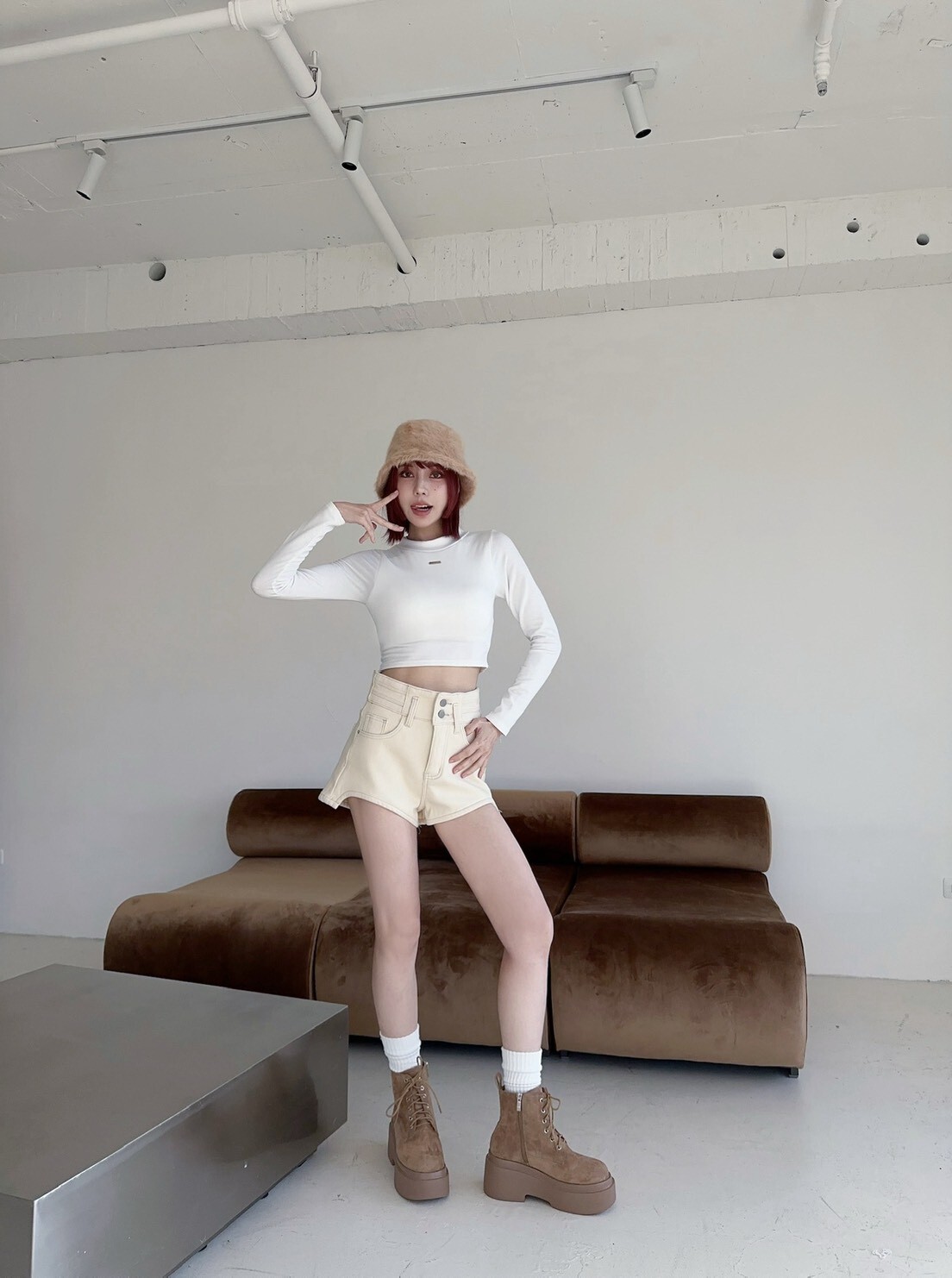 9689𝓛𝓪𝓭𝔂𝓰𝓸訂製款-爆款高領鐵牌發熱胸墊上衣 (3)