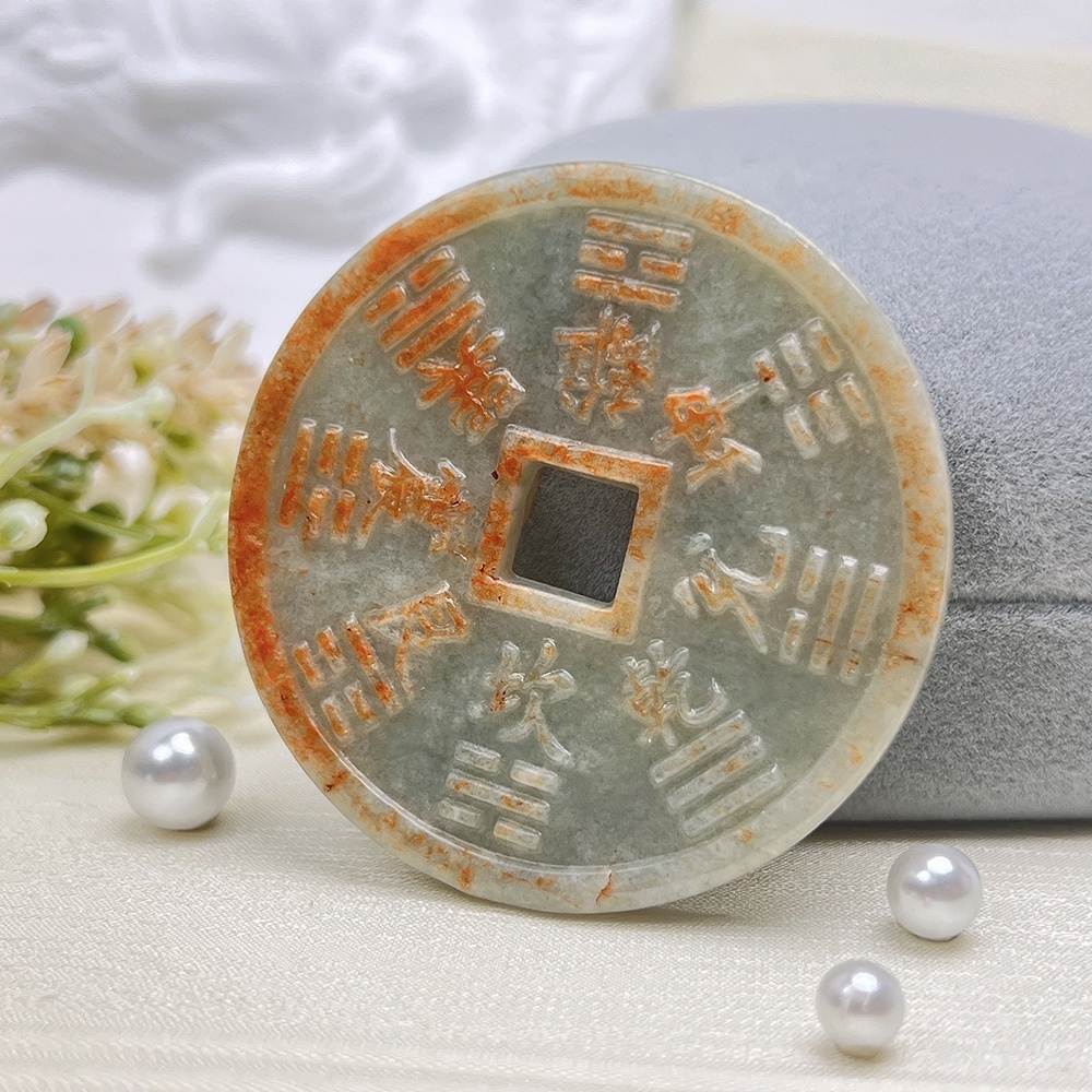 山鬼錢掛件吊墜M3546*2 緬甸A貨翡翠【玉我翡翠】 – 台灣翡翠專賣店-玉