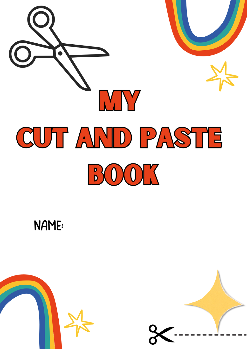 MY CUT AND PASTE BOOK