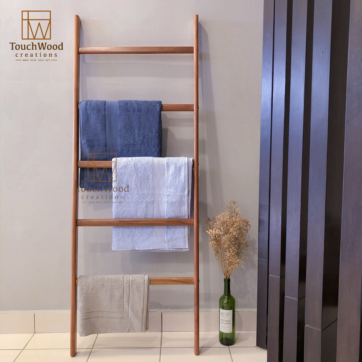 Solid Wood Ladder Rack (Large)