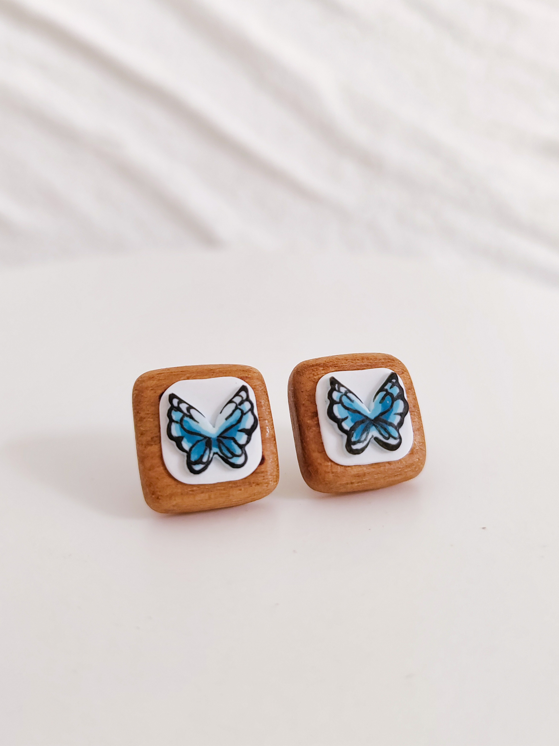 Butterfly Stud