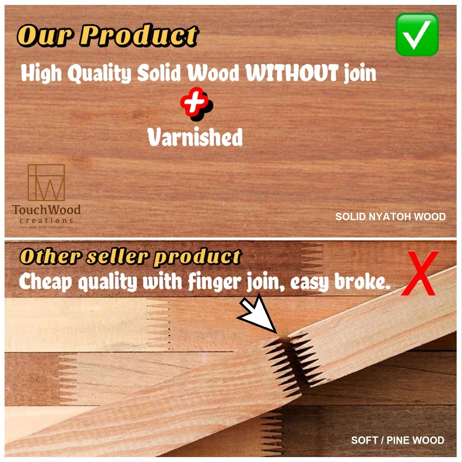 Solid Wood Ladder Rack (Large)