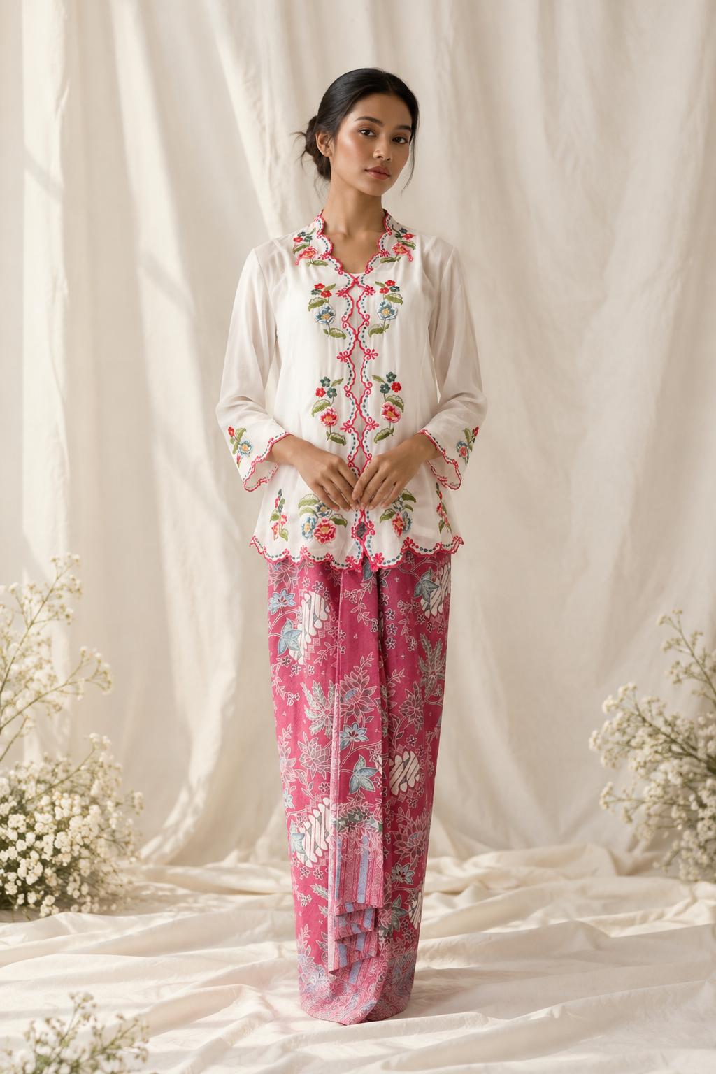 Elegant Embroidered Kebaya Portrait (1)
