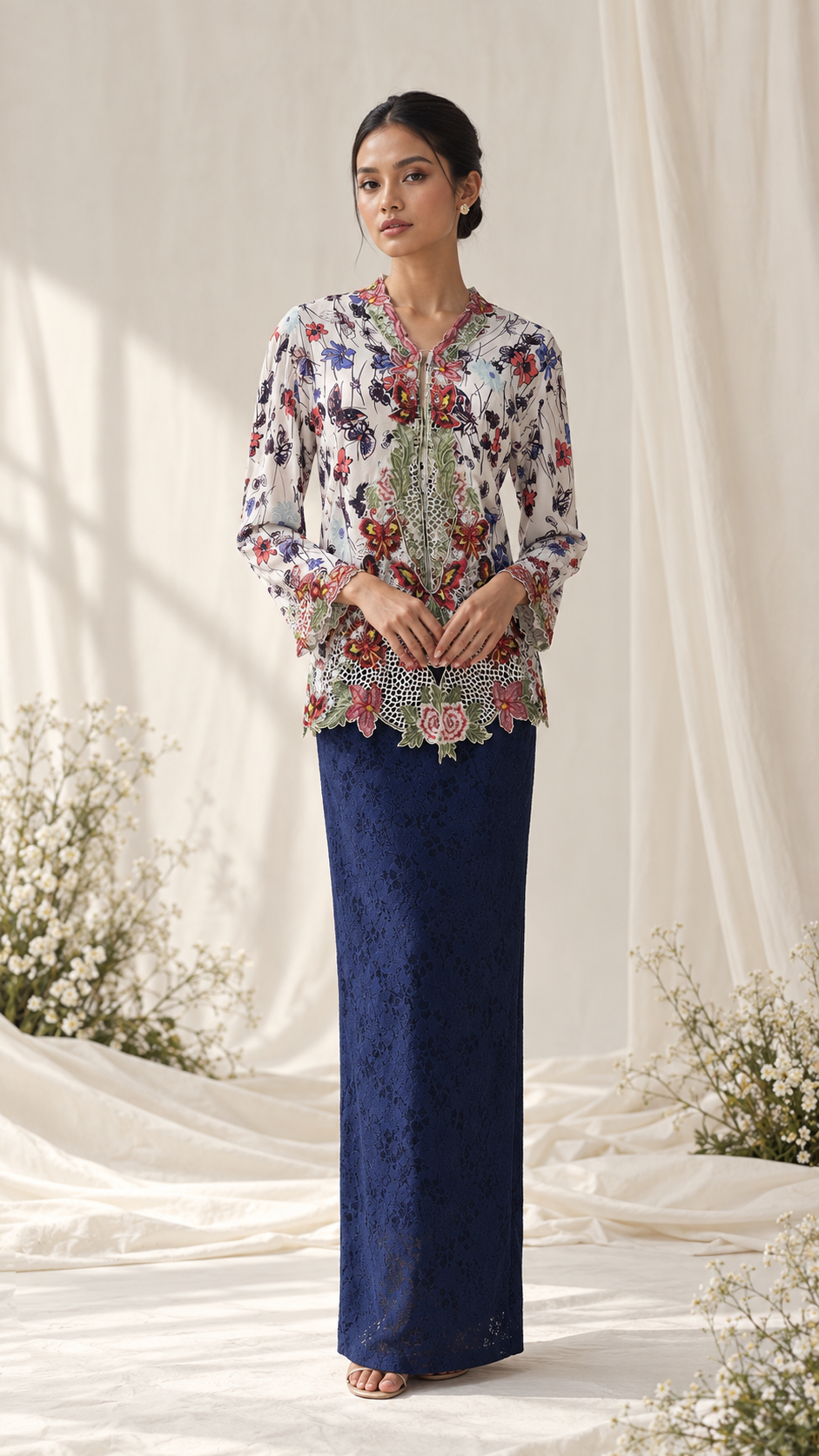 Elegant Embroidered Kebaya Portrait (2)