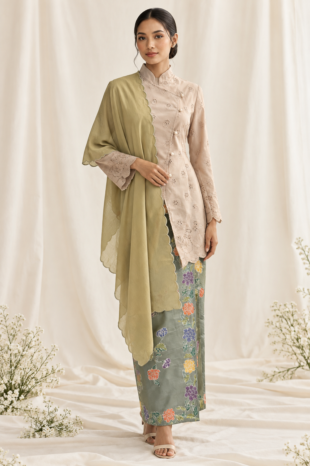 Modern Kebaya in Soft Studio Light