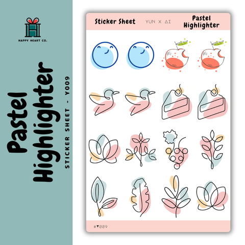 Y009 - Pastel Highlighter (2)