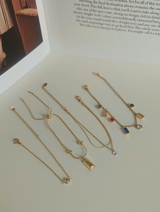 Golden Gleam Bracelets | Luvyo Studio