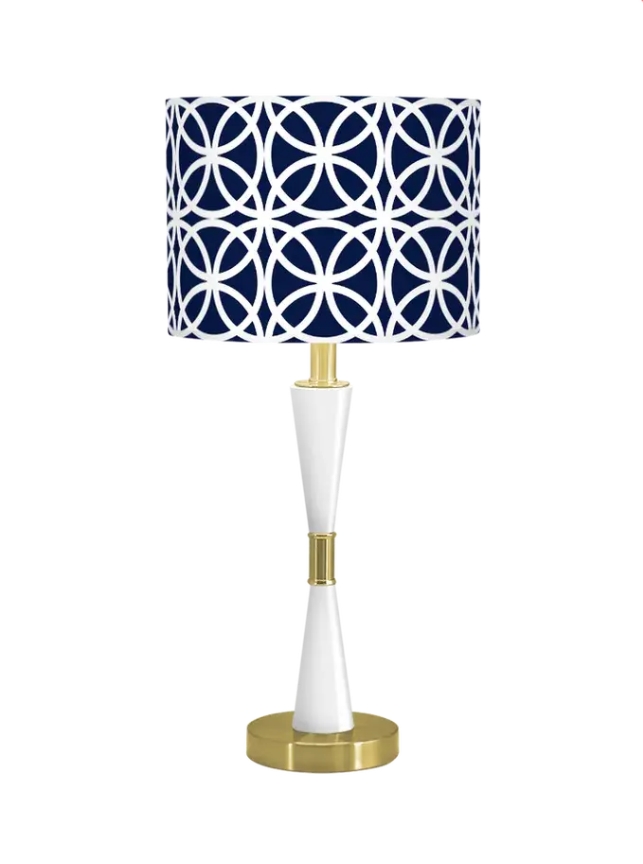 CHARLOTTE TABLE LAMP - CHARLOTTE-AMBER-AMBER-NICKEL