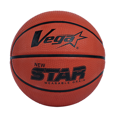 VEGA ALL STAR 耐磨星星顆粒橡膠籃球棕