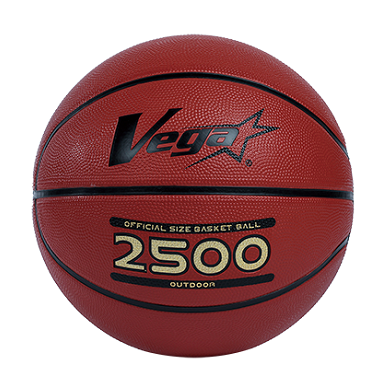 VEGA #2500金標橡膠削邊籃球6號