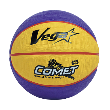 VEGA COMET橡膠削邊籃球5號