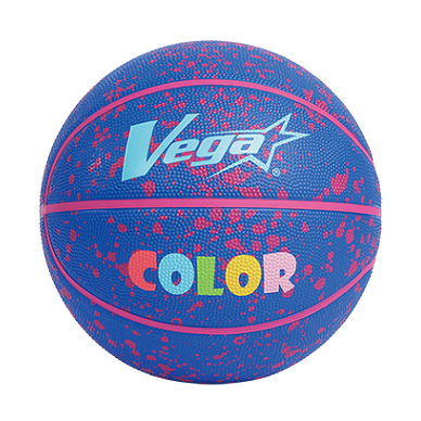 VEGA COLORFUL橡膠削邊籃球