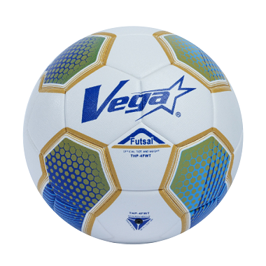 VEGA 低彈跳貼皮足球5人制4號球白