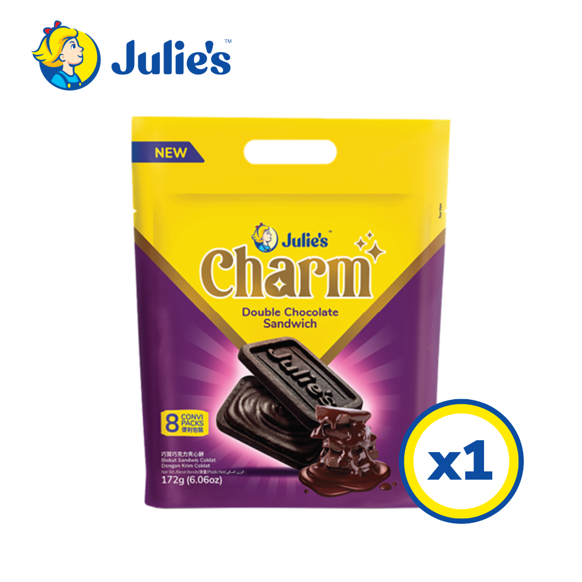 julies_charm_double_chocolate_sandwich_172g_x_1_pack