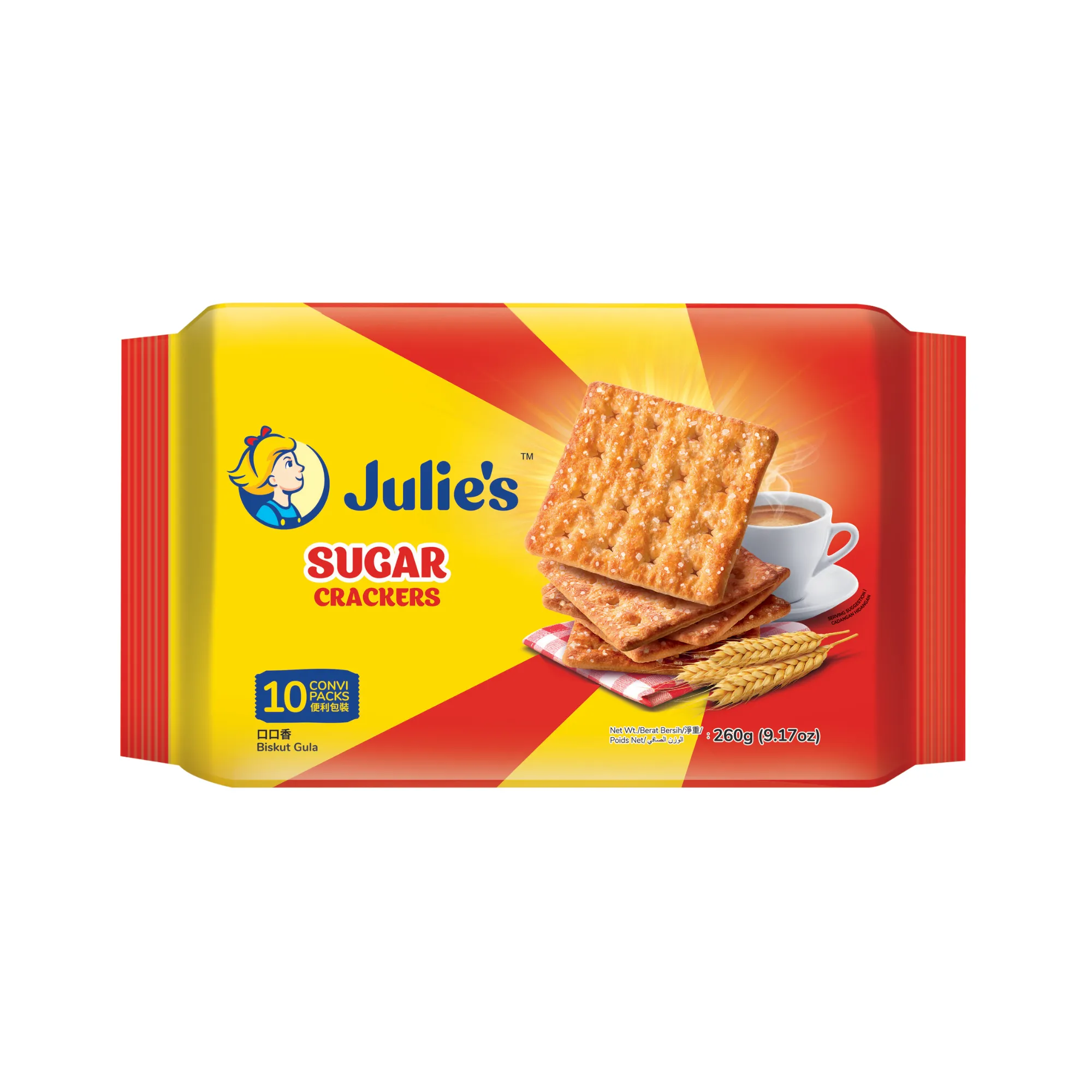 Julie's Sugar Crackers 260g