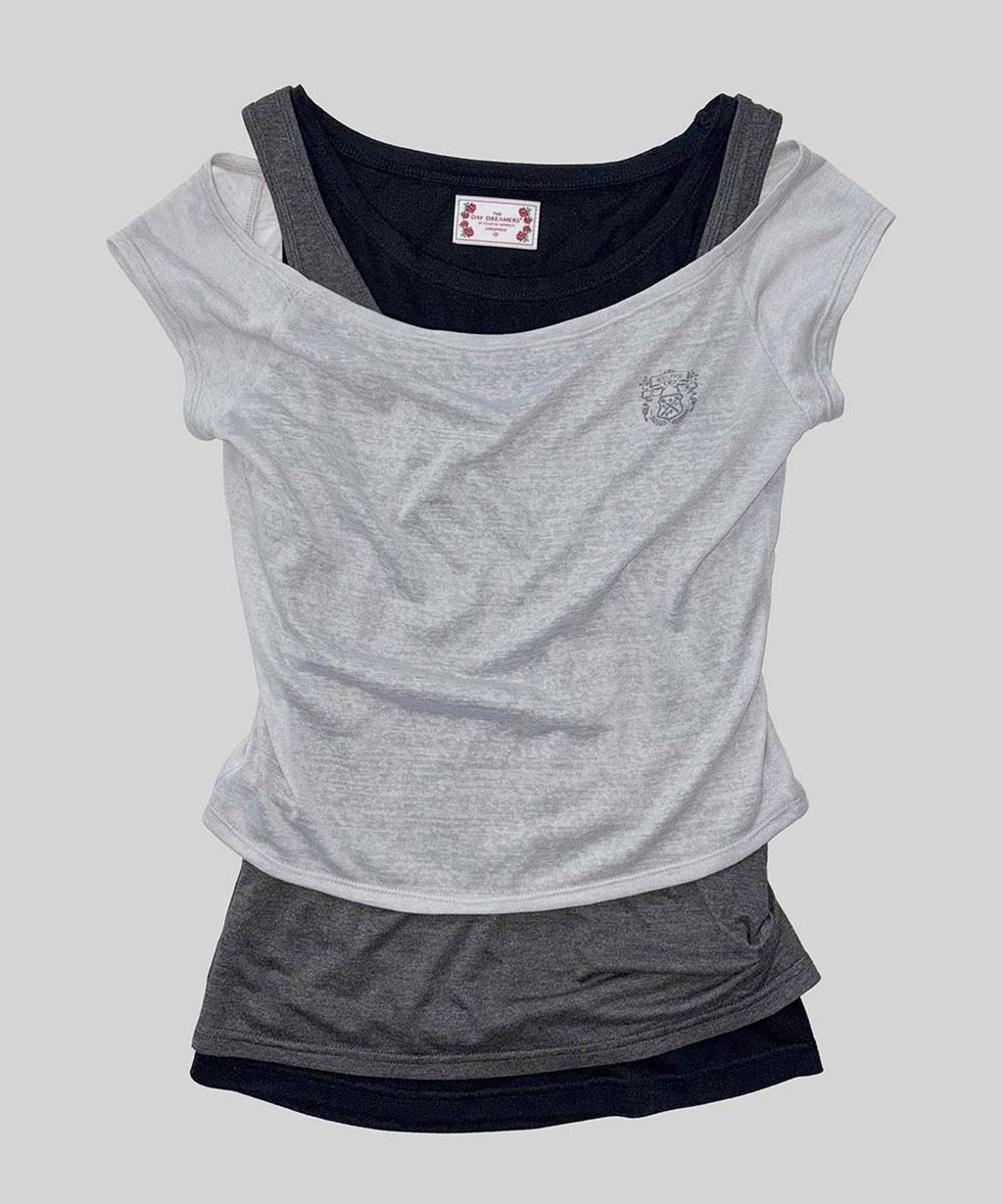 SCULPTOR LAZY SLEEVELESS LAYERED TEE – Thewoorolls