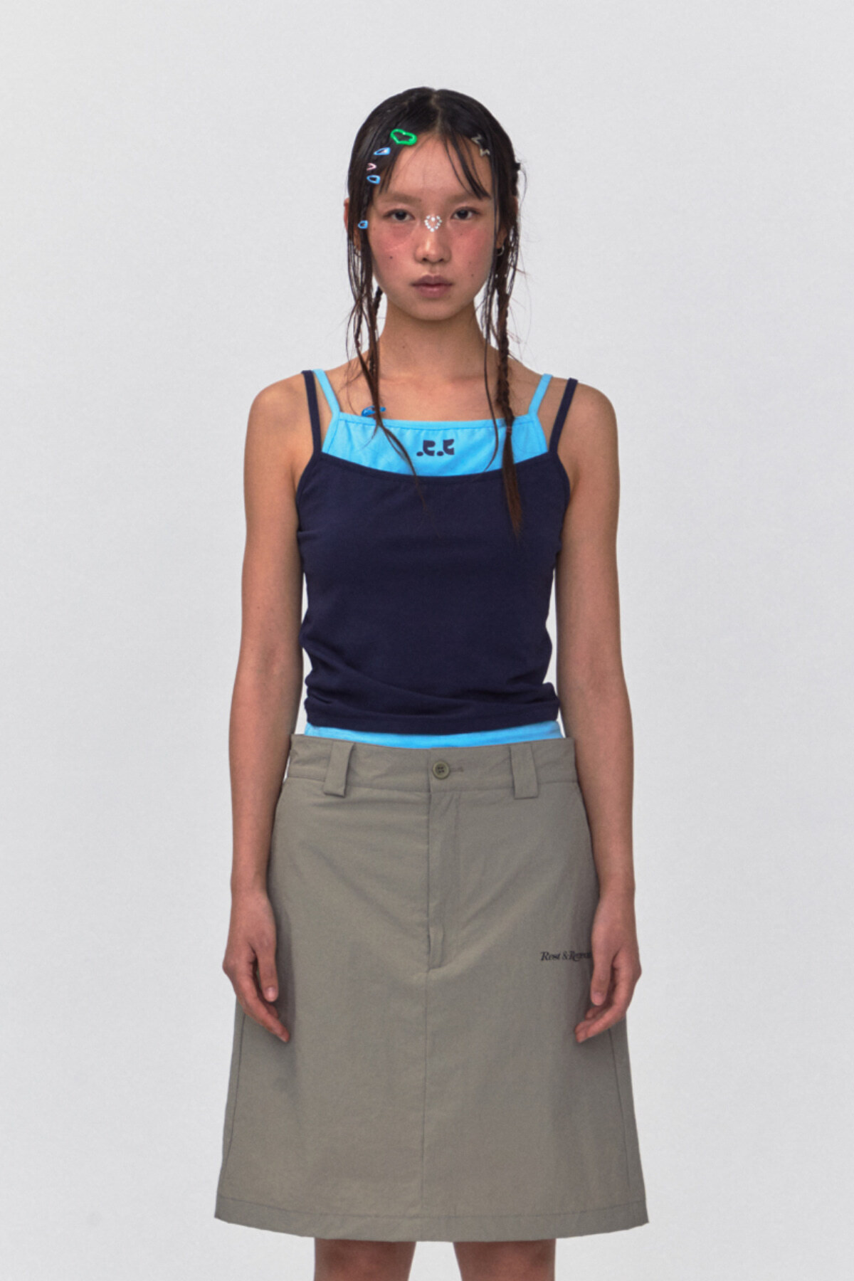 【REST&RECREATION】 RR LAYERED SLEEVELESS TOP REST&RECREATION RR LAYERED SLEEVELESS TOP – Thewoorolls